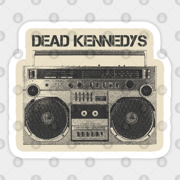 Dead Kennedys / Hip Hop Tape Sticker by SecondLife.Art